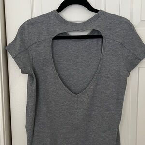 Gray lululemon cotton tshirt dress